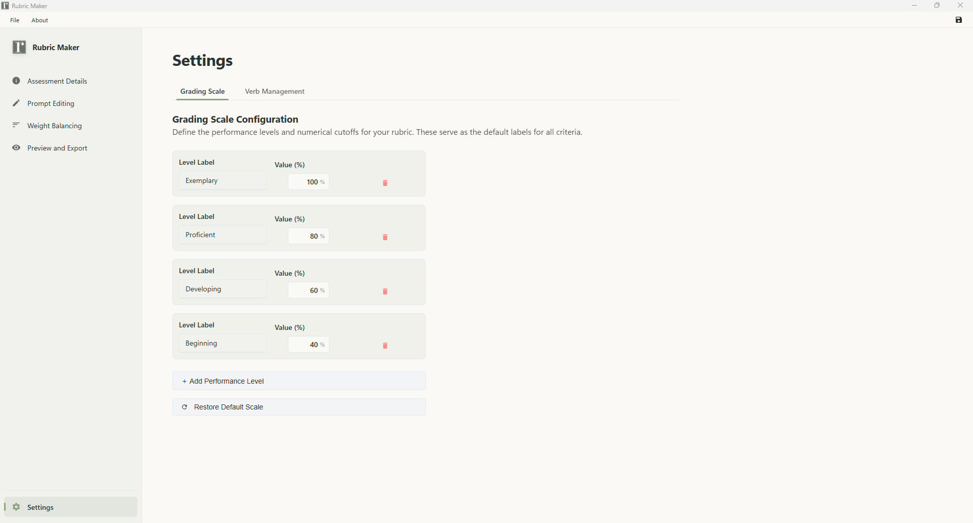 Rubric Maker Screenshot 8